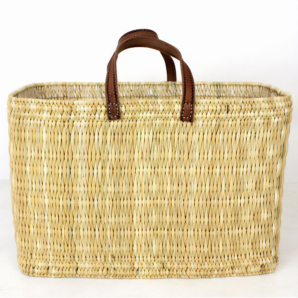 ストローカゴ 平革ハンドル 大