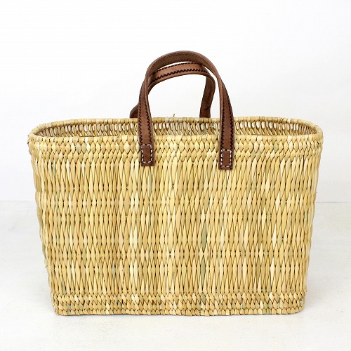 ストローカゴ 平革ハンドル 中