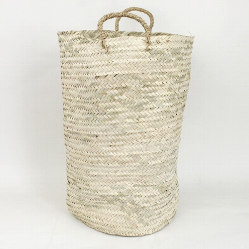 椰子丸底ランドリーカゴ 特大(アブダ)