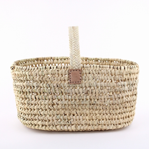 パーム楕円カゴ S ドームワンハンドル