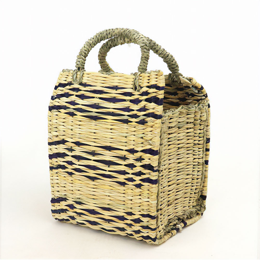 ストローカゴ かぶせぎみ 柄入り 小