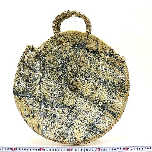 丸ペッタリカゴ ペイント 白黒 20SS一点 @6400→5120円