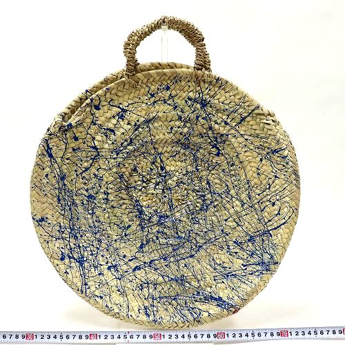 丸ペッタリカゴ ペイント 青 20SS一点 @6400→5120円