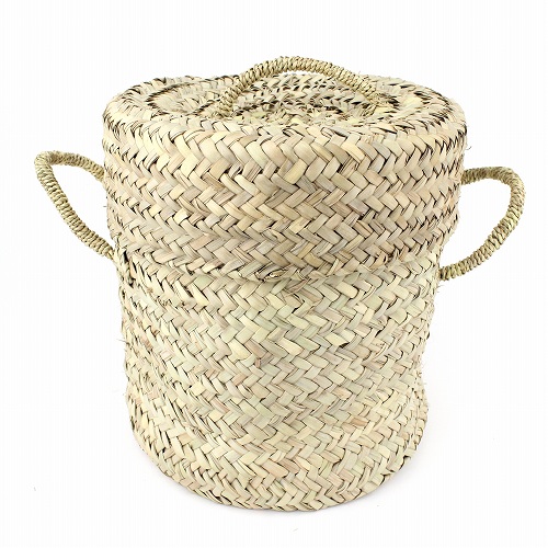 アブダ蓋付きインテリアカゴ 大