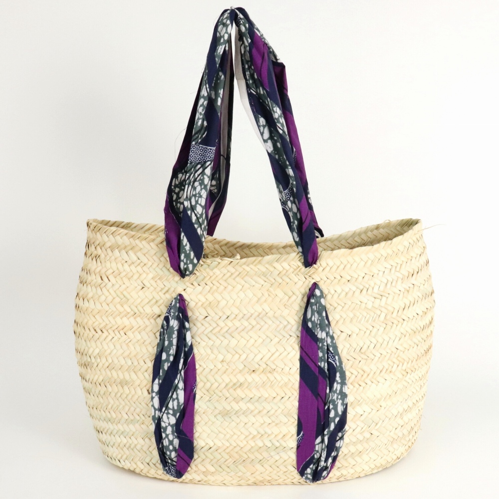 椰子楕円底かご パーニュハンドル 22SS一点 @7200→5760