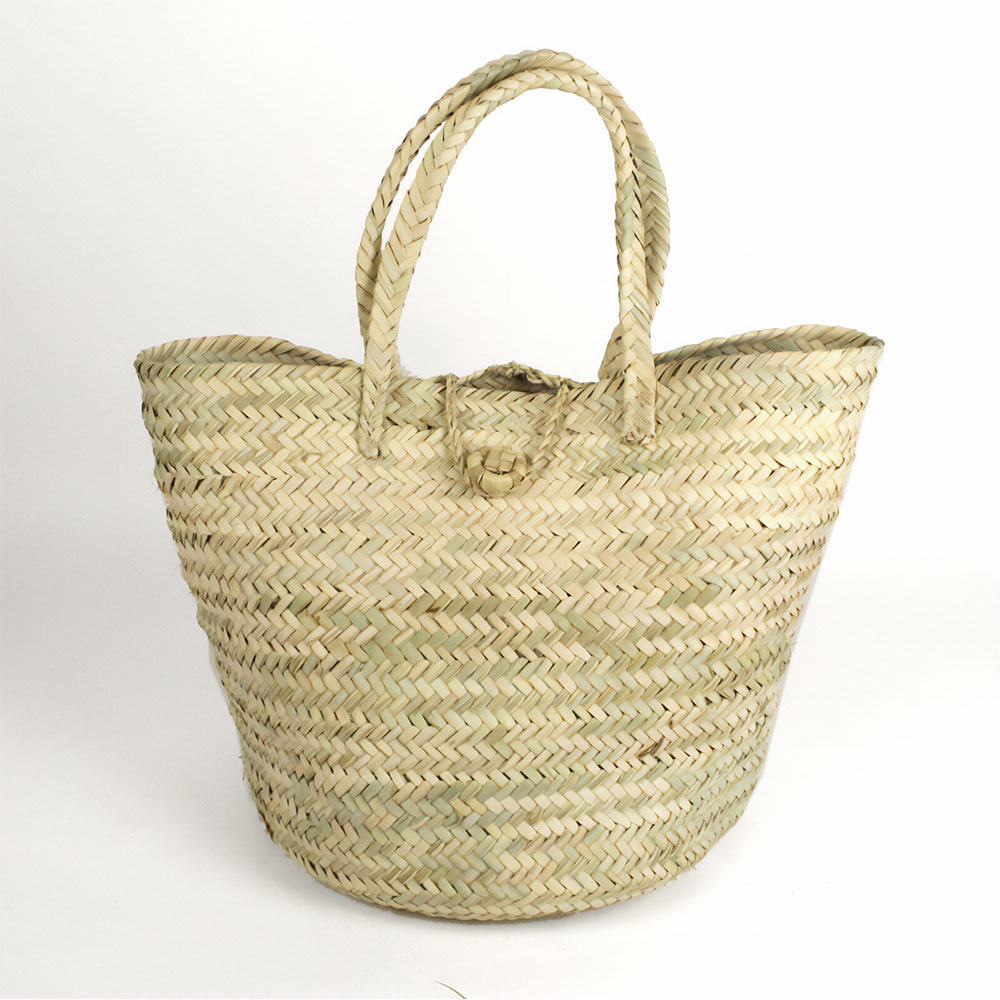 タザ丸底 シンプルカゴ ボタン付 24SS一点物 @8000→6400