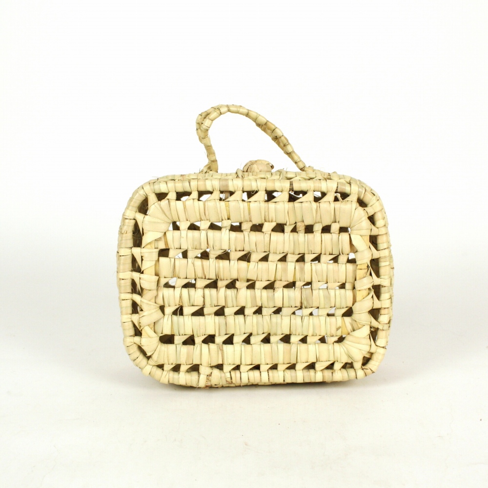 クスブ水草四角ミニBOX 持ち手付き