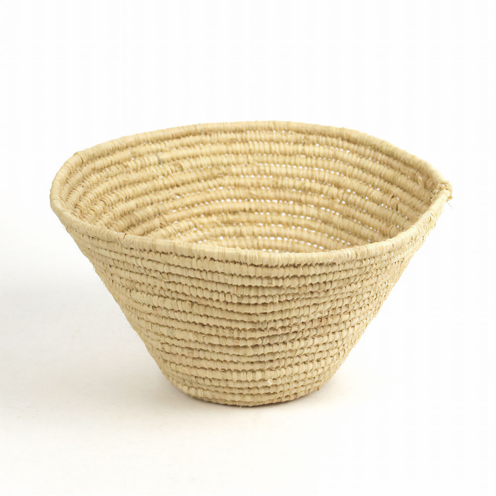 ラフィア バケツ型シンプルカゴ 大 24SS一点物 @7800→6240