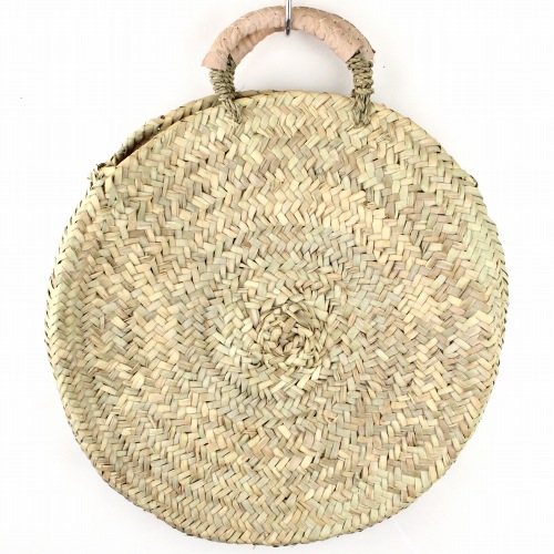 ドーム円平かご ドーム革ハンドル