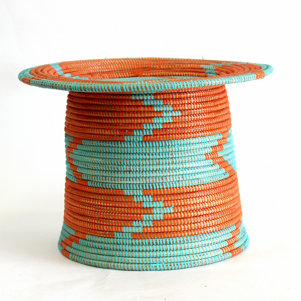 セネガルカゴ テーブル型 ターコオレンジ 18SS一点 @9800→7840
