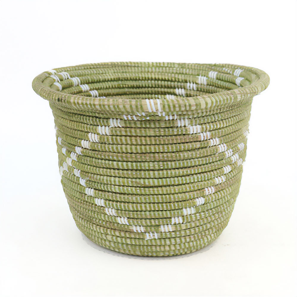 セネガルゴミ箱 オリーブ