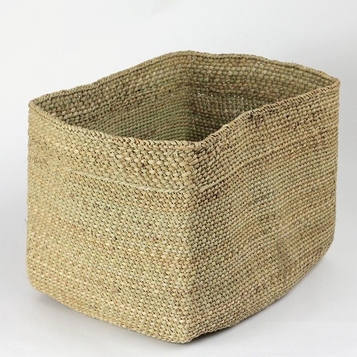 イリンガバスケット長方形 M 無地 H25 深