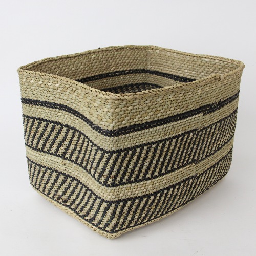 イリンガバスケット長方形 M 黒柄 H25 深