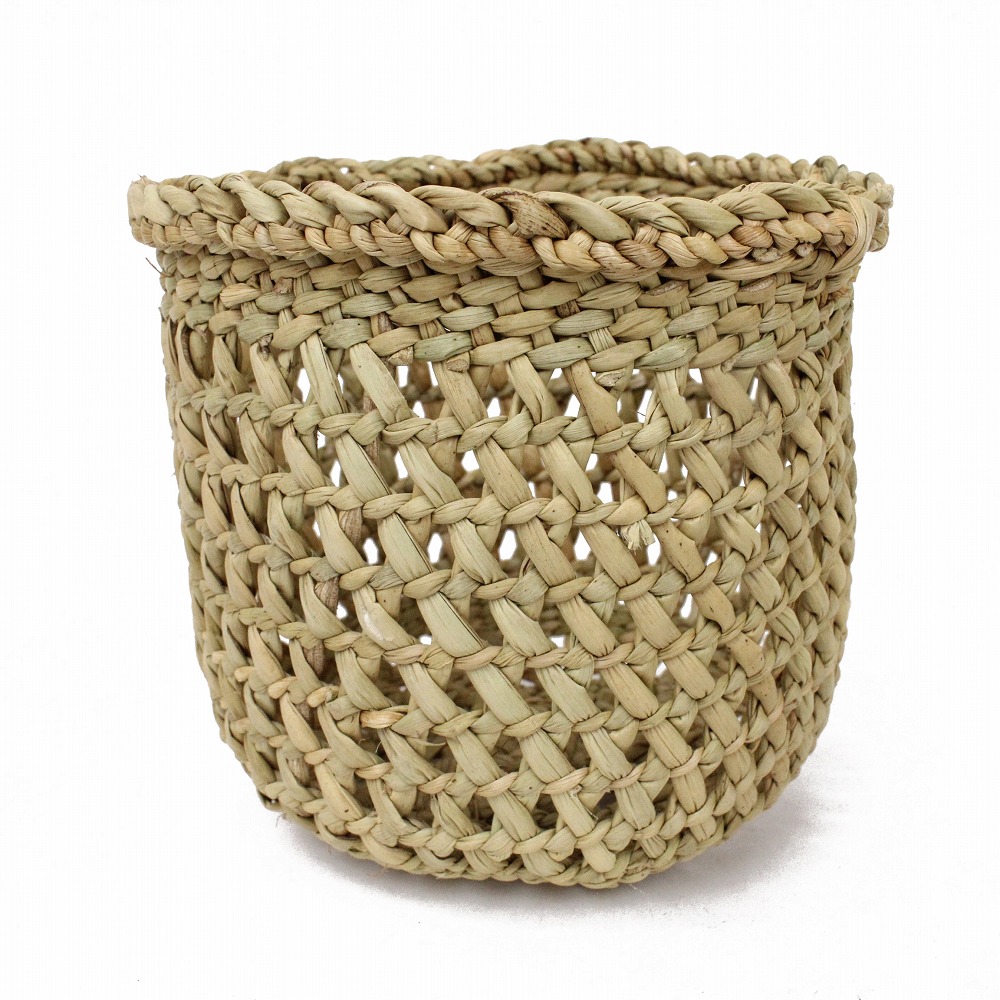 イリンガバスケット透かし編み 丸底 ミニ