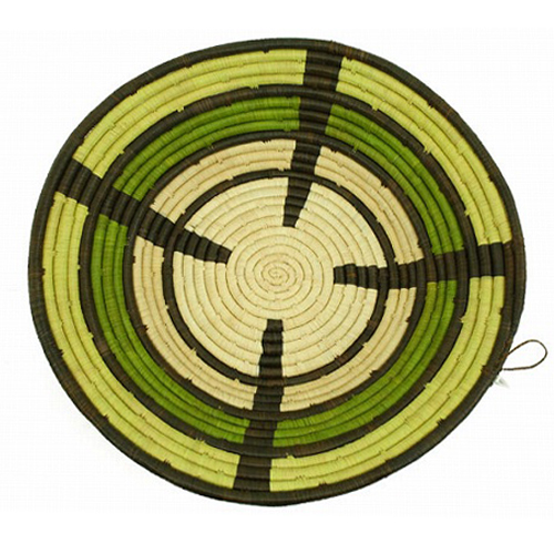 ウガンダバスケット 径35 五徳/緑