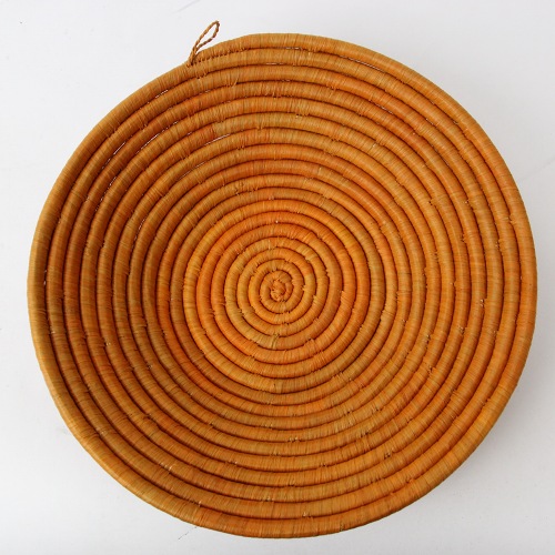 ウガンダバスケット 径25 単色 オレンジ