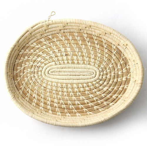 ラフィアトレイ 楕円 生成