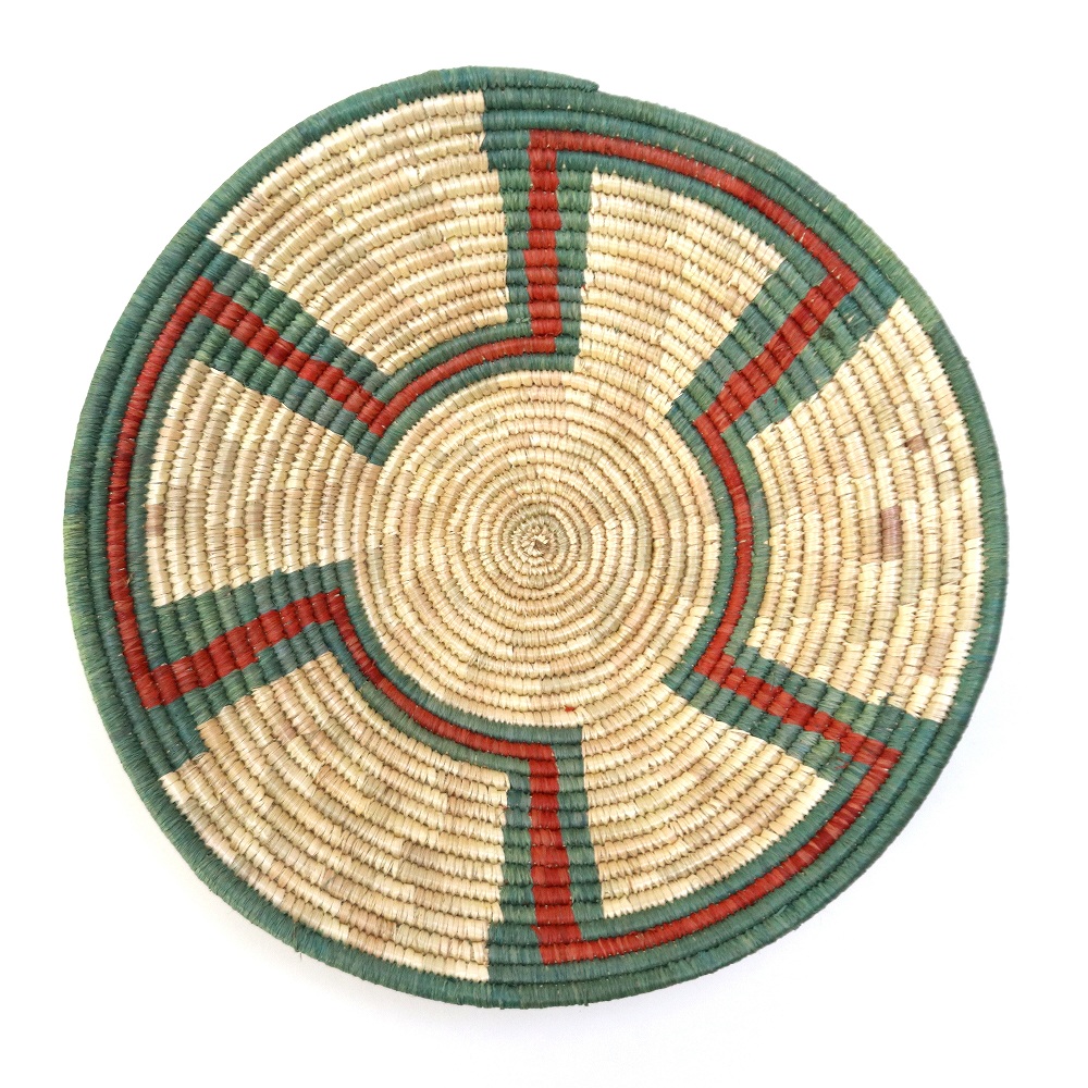 キビの葉ルボナボウルバスケット M カラー 06一点物