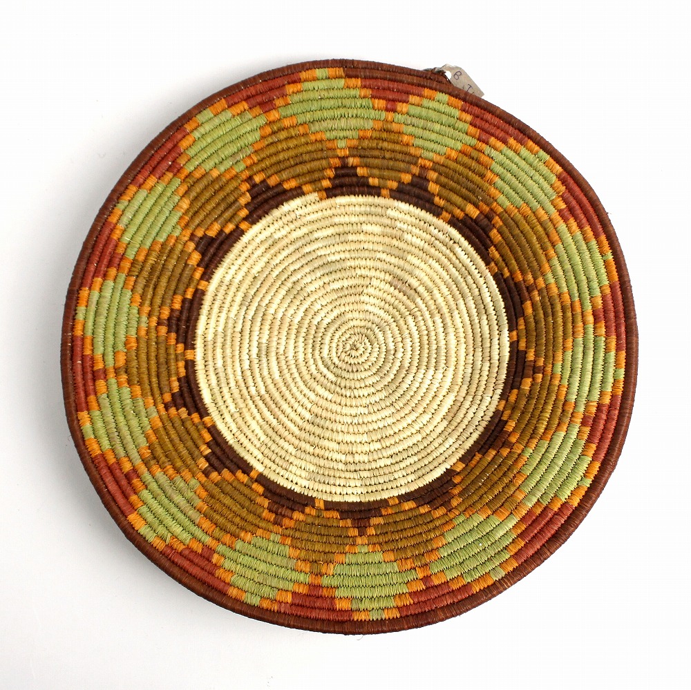 キビの葉ルボナボウルバスケット M カラー アソート _54  一点物