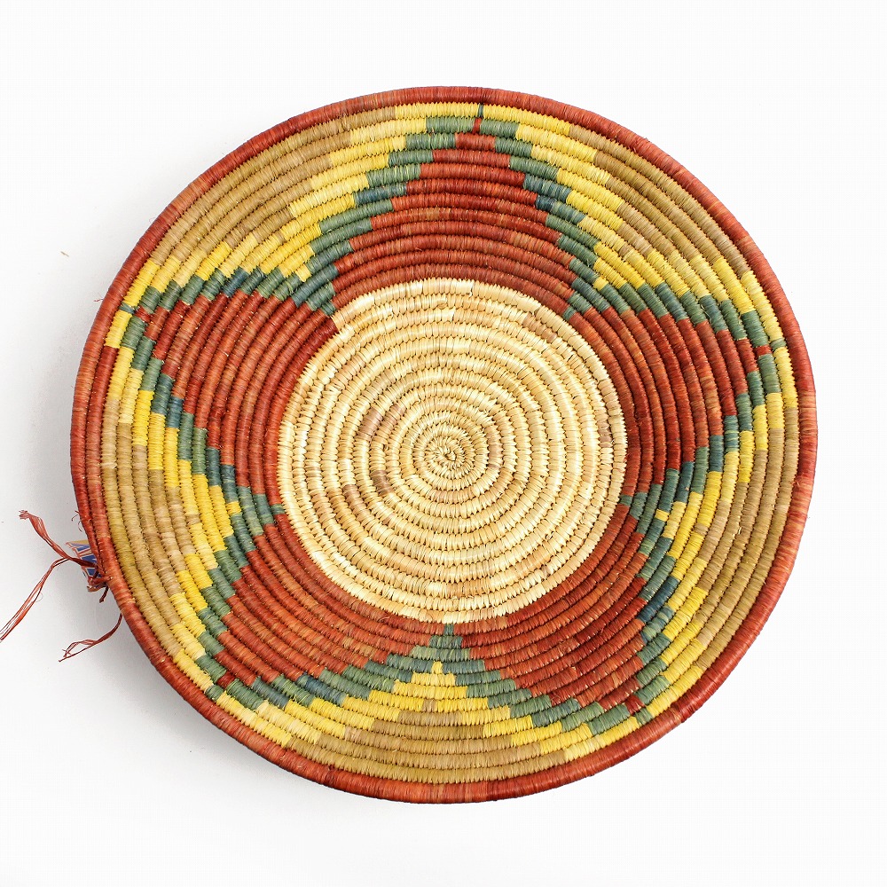 キビの葉ルボナボウルバスケット M カラー アソート _55  一点物