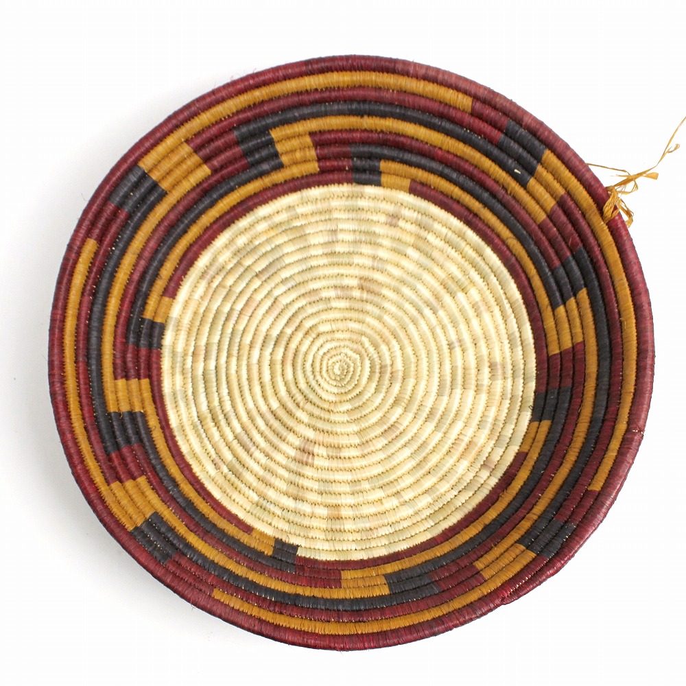 キビの葉ルボナボウルバスケット M カラー アソート _56  一点物