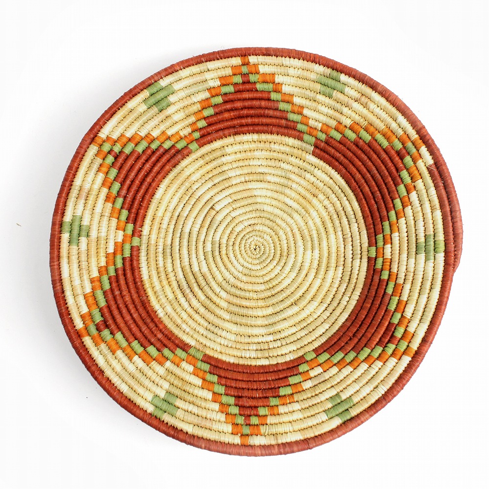 キビの葉ルボナボウルバスケット M カラー アソート _57  一点物