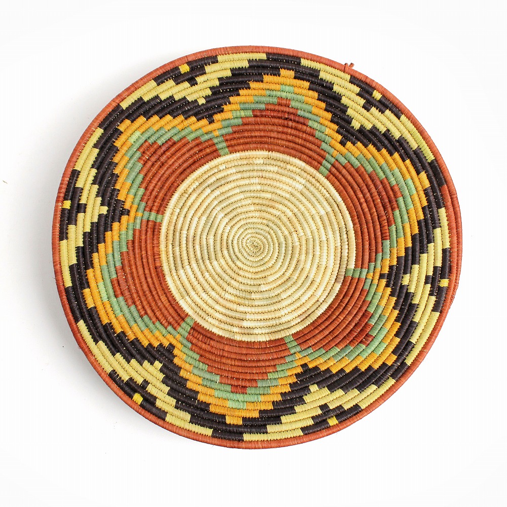 キビの葉ルボナボウルバスケット M カラー アソート _59  一点物