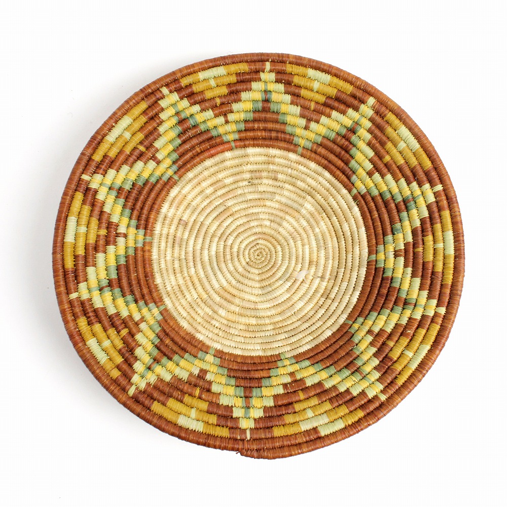 キビの葉ルボナボウルバスケット M カラー アソート _64  一点物