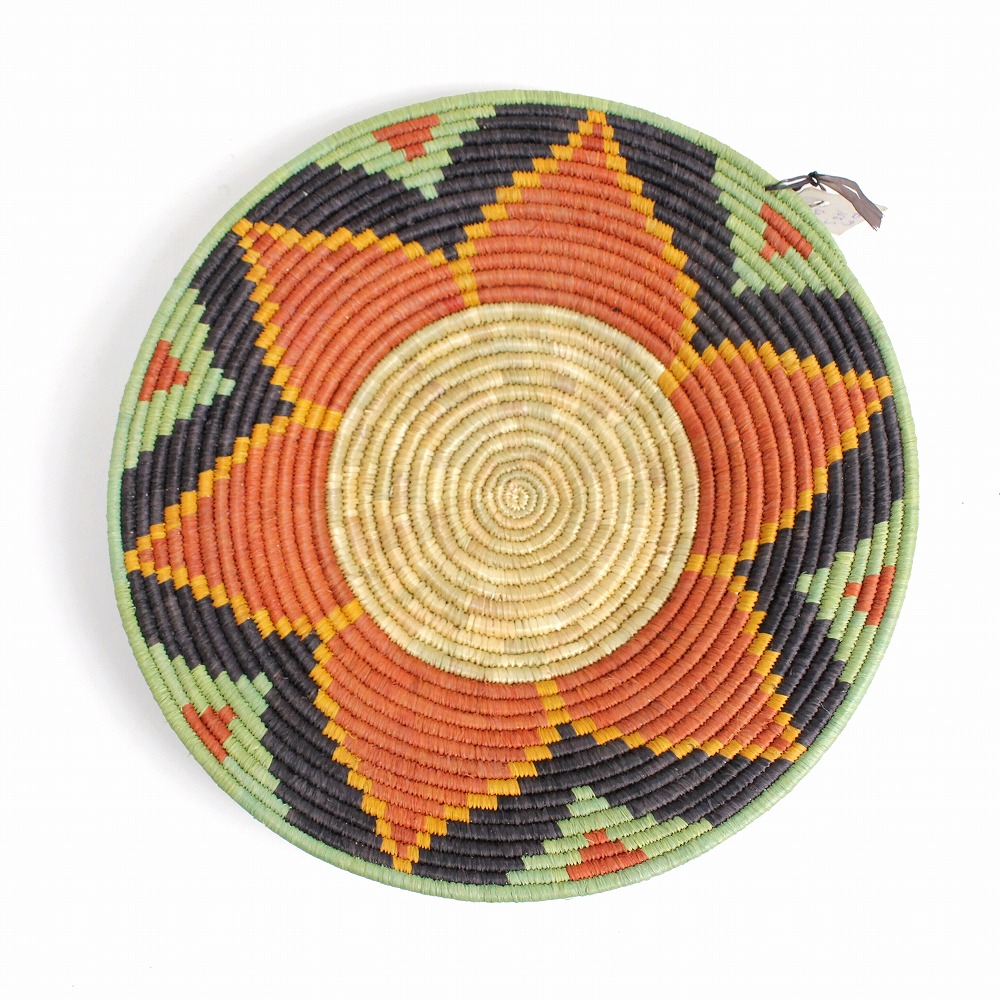 キビの葉ルボナボウルバスケット M カラー アソート _65  一点物