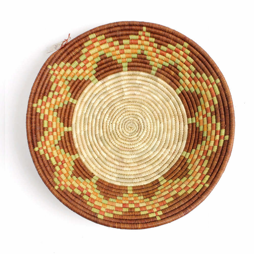 キビの葉ルボナボウルバスケット M カラー アソート _66  一点物