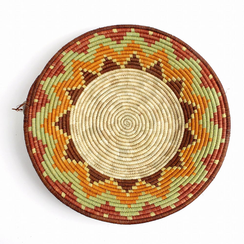 キビの葉ルボナボウルバスケット M カラー アソート _68  一点物