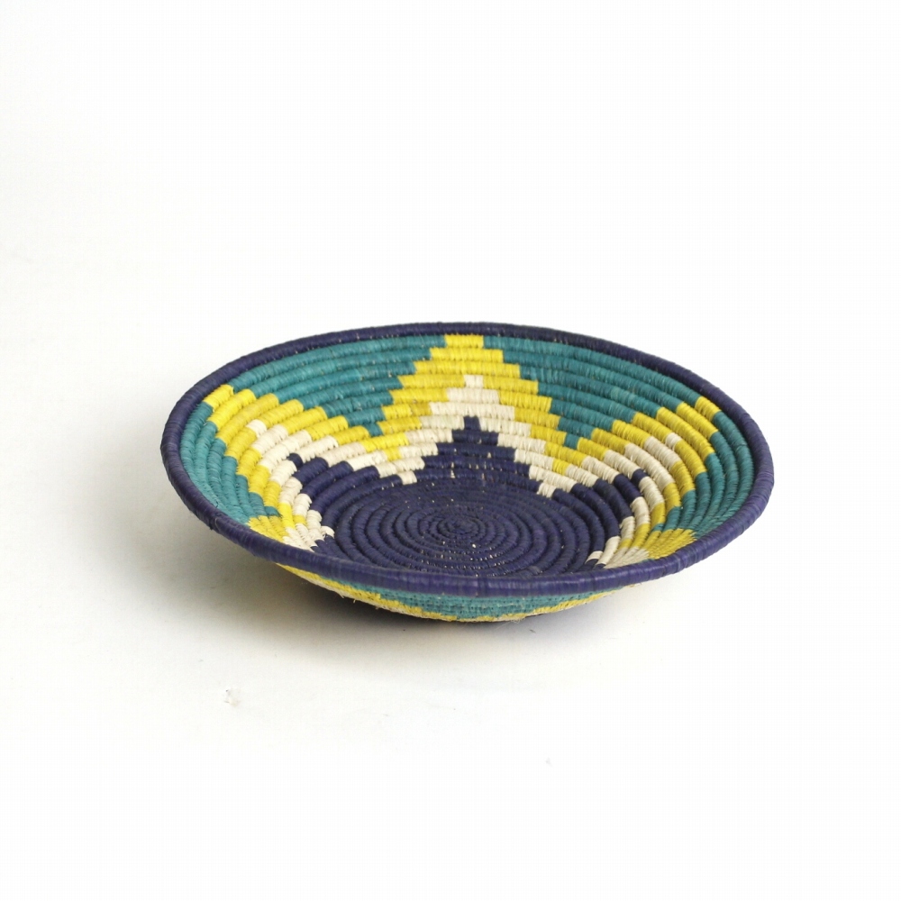 ルウェンゾリ ボウルバスケット スター 小 ターコイズ 24SS一点物 @3000→2400