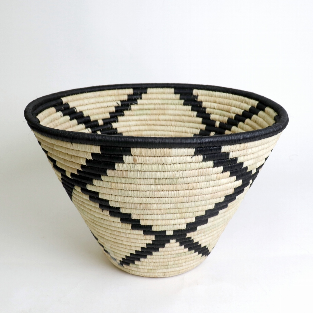 ルウェンゾリ Vシェイプバスケット ダイヤ モノクロ 24SS一点物 @7000→5600