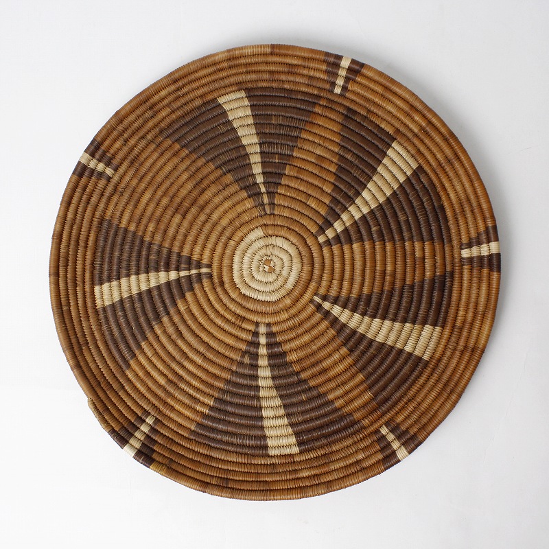 ボツワナバスケット トレイ 一点物01