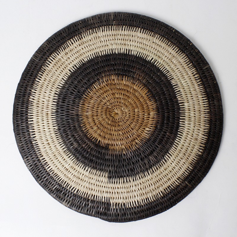 ボツワナバスケット ウォールデコ 33-35cm  一点物01