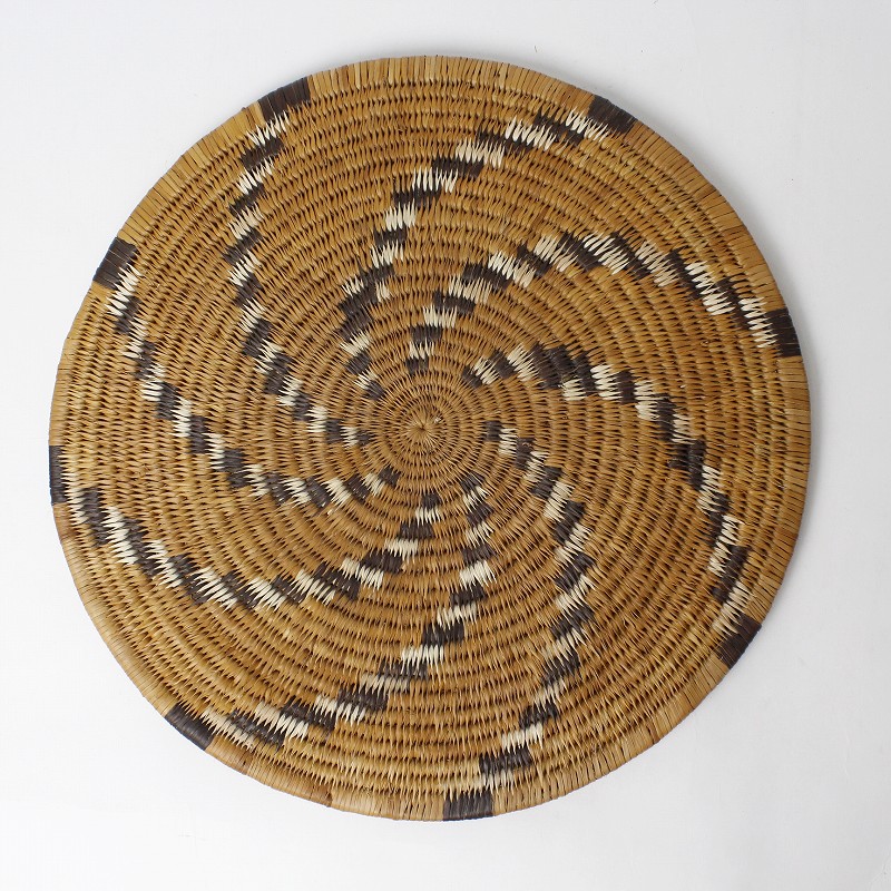 ボツワナバスケット ウォールデコ 36-39cm  一点物01