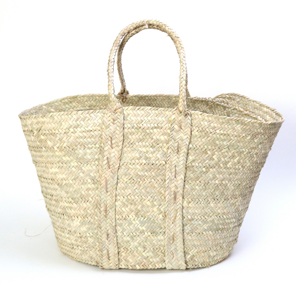 チュニジアドームかご ぐるりハンドル 大 楕円底