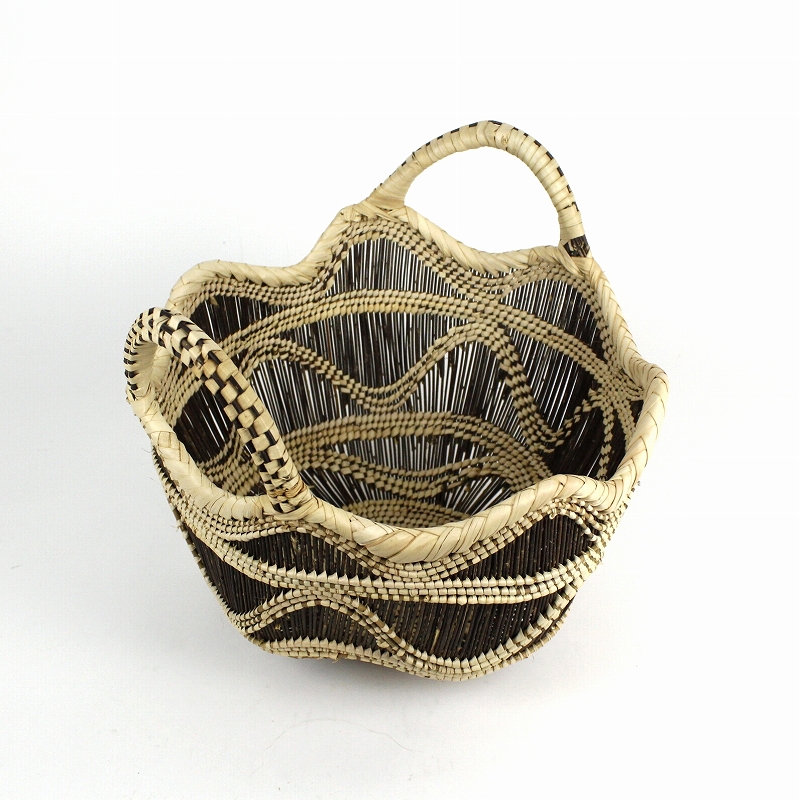 ザンビア ムニュムブエインテリアかご ニャミニャミ 小