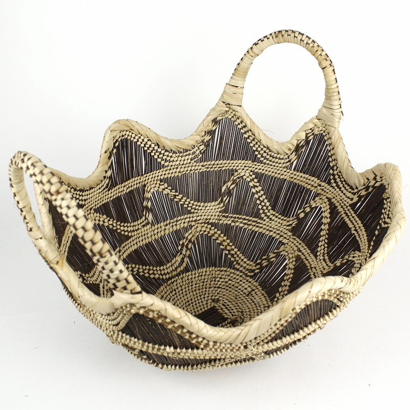 ザンビア ムニュムブエインテリアかご ニャミニャミ 大