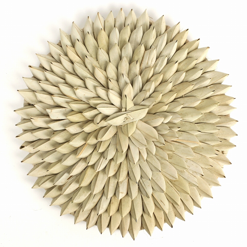 椰子の葉ハリネズミかご ウォールデコ