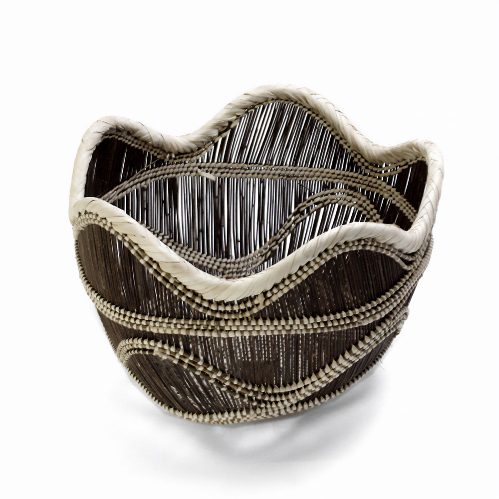 ザンビア ムニュムブエインテリアかご ニャミニャミ ハンドルなし 30-39.9cm