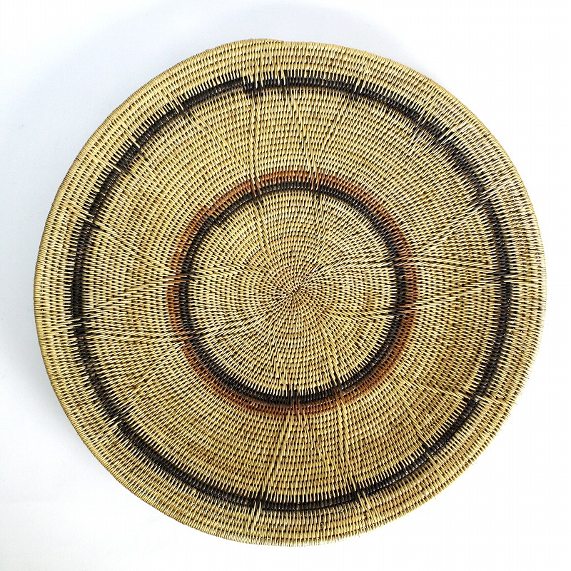 マケンゲウェディングバスケット 平かご 50CM 01一点物