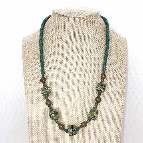 チャチャソ小シェブロンネックレス 一点もの