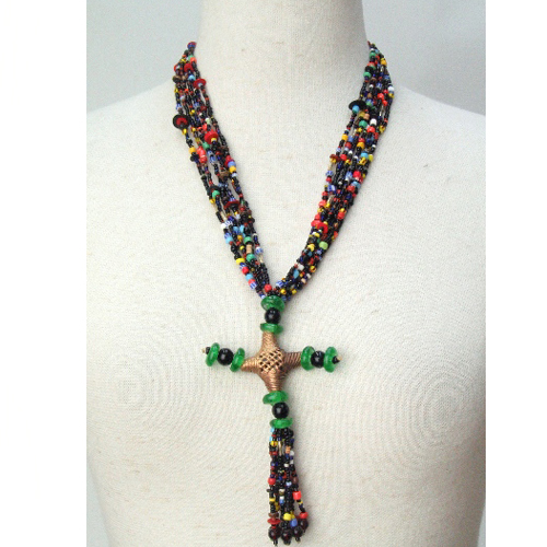 真鍮クロスヘッドマルチ房ビーズN　#09\\3800→\\3000