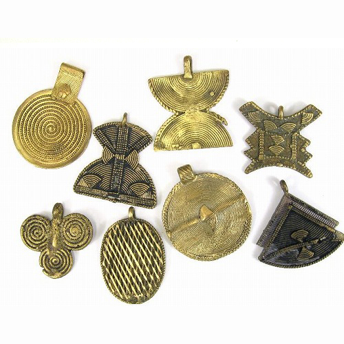 ニジェール真鍮ペンダントヘッド