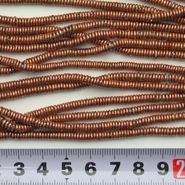 ギリヤマビーズ 赤茶