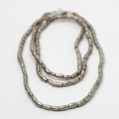 ジンマー銀ビーズ 小 白