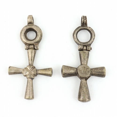 ニッケルエチオピアクロス　十字型　折れ型