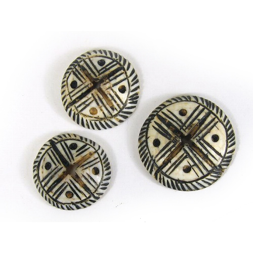 トゥアレグ貝模様ビーズ