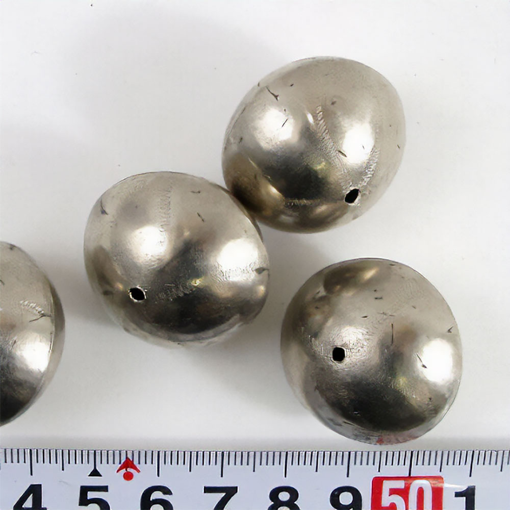 銀色ボールビーズ大 バラ